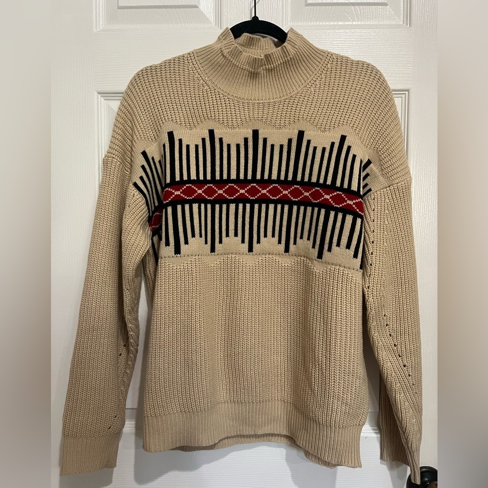 Graphic Drop Shoulder Sweater - Picture 7 of 11